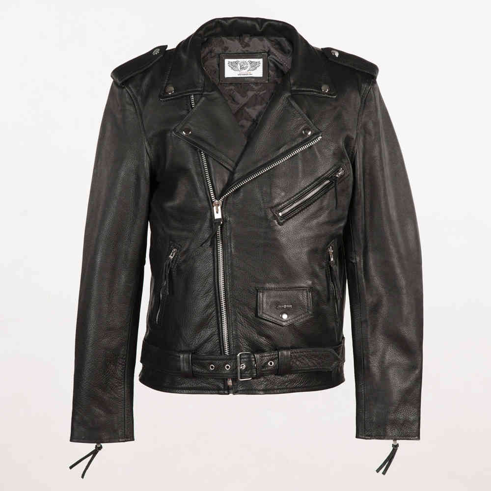 New Rock - W-NRLMJ006-S3 Leather jacket - Black